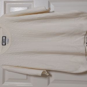 Bice sweater, cream, short sleeve, XL